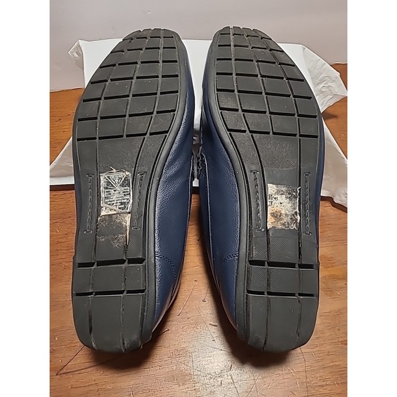 MENS GUESS DRIVING LOAFERS SLIP ON NAVY BLUE SHOES SIZE 13 EU 46 GMMONROE C - Picture 8 of 8